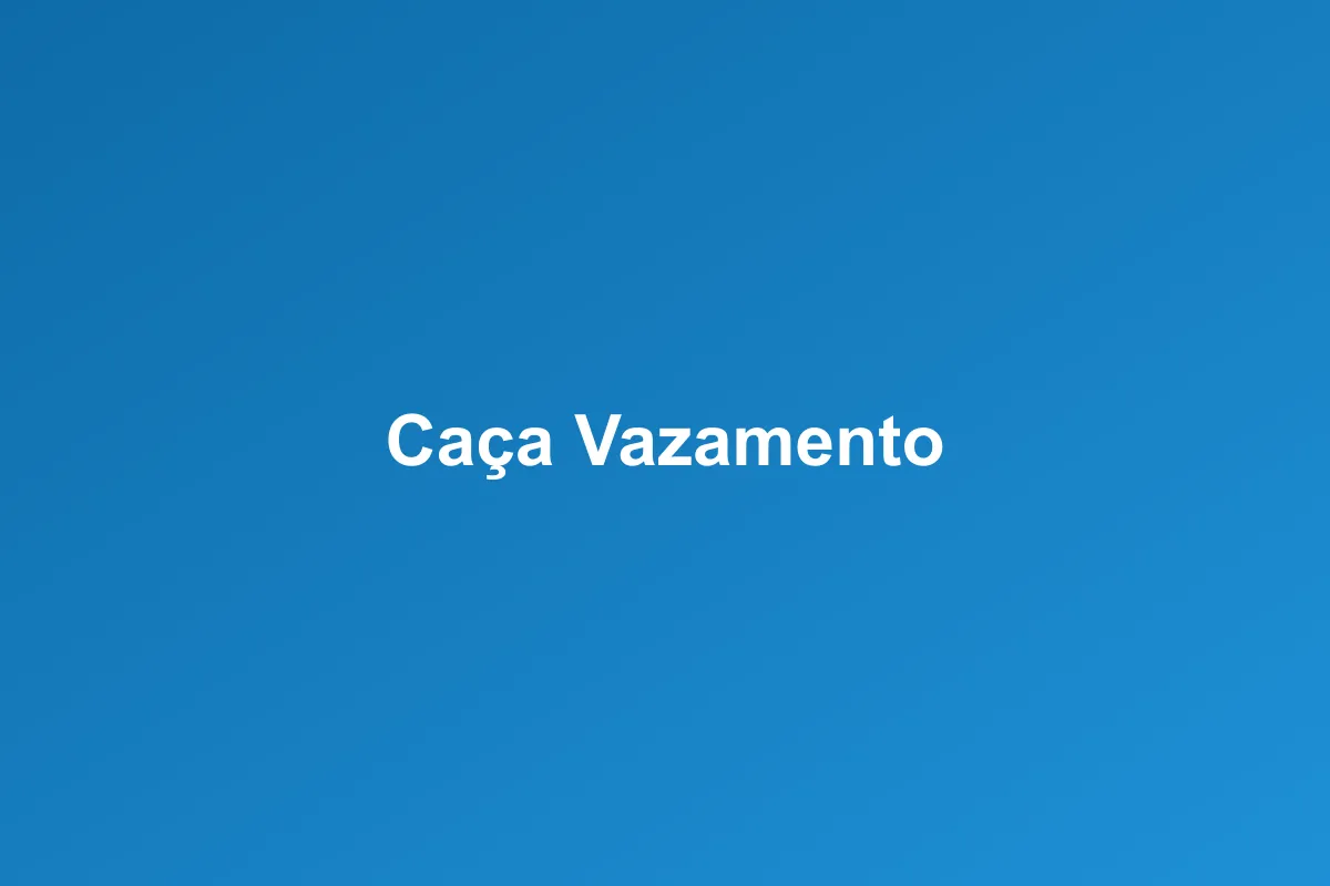 Caça vazamentos em Sumaré – detecção precisa e não invasiva
